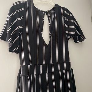 Crystal Doll romper with train skirt attached